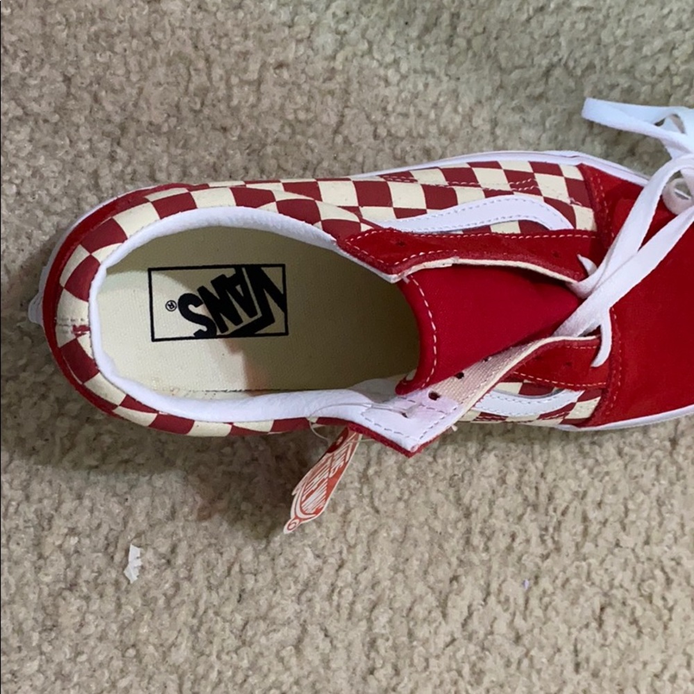 Primary Checkerboard Old Skool Vans - Picture 3 of 4